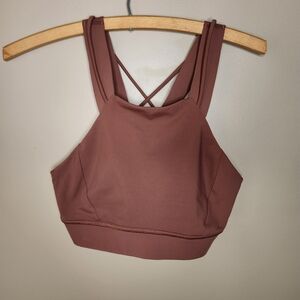 Lululemon Strong at Heart Bra in Ancient Copper. Size 6. #W2CNUS